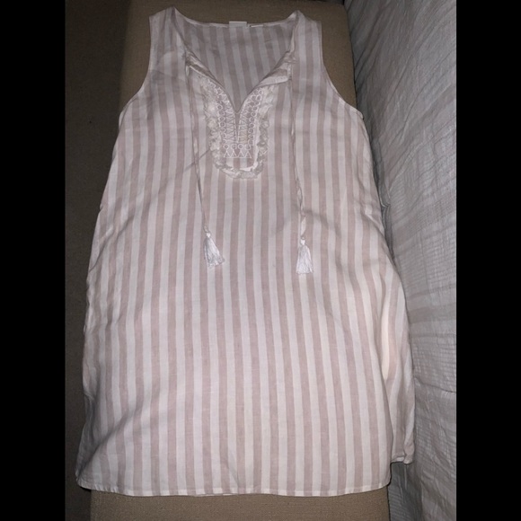 Dresses & Skirts - St  Tropez striped shift dress or cover-up ( never worn )